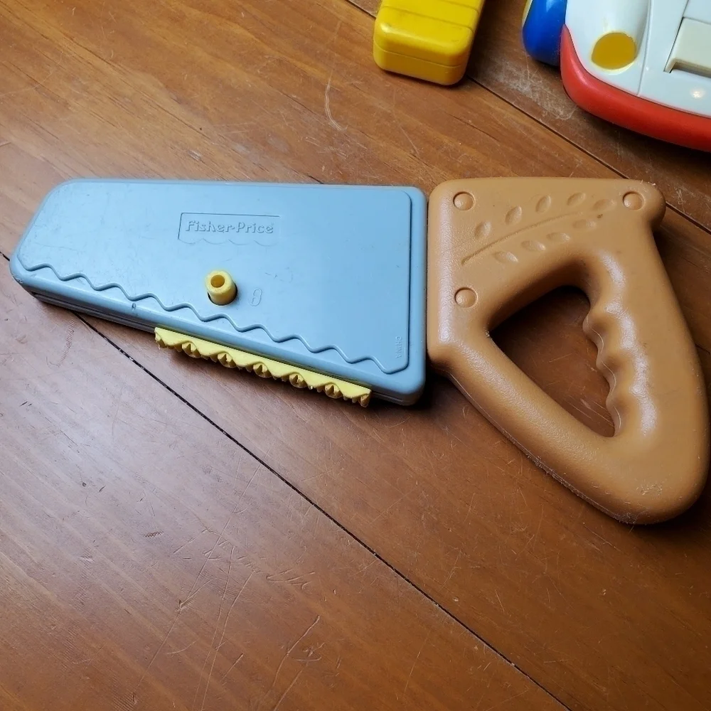 Fisher Price Toys, 1990s, RC Police Car and Saw